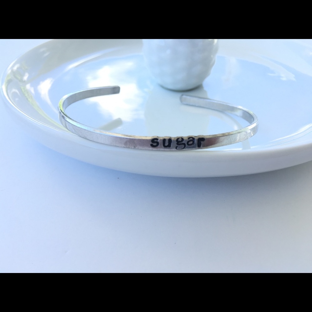 Hand Stamped Cuff • Sugar